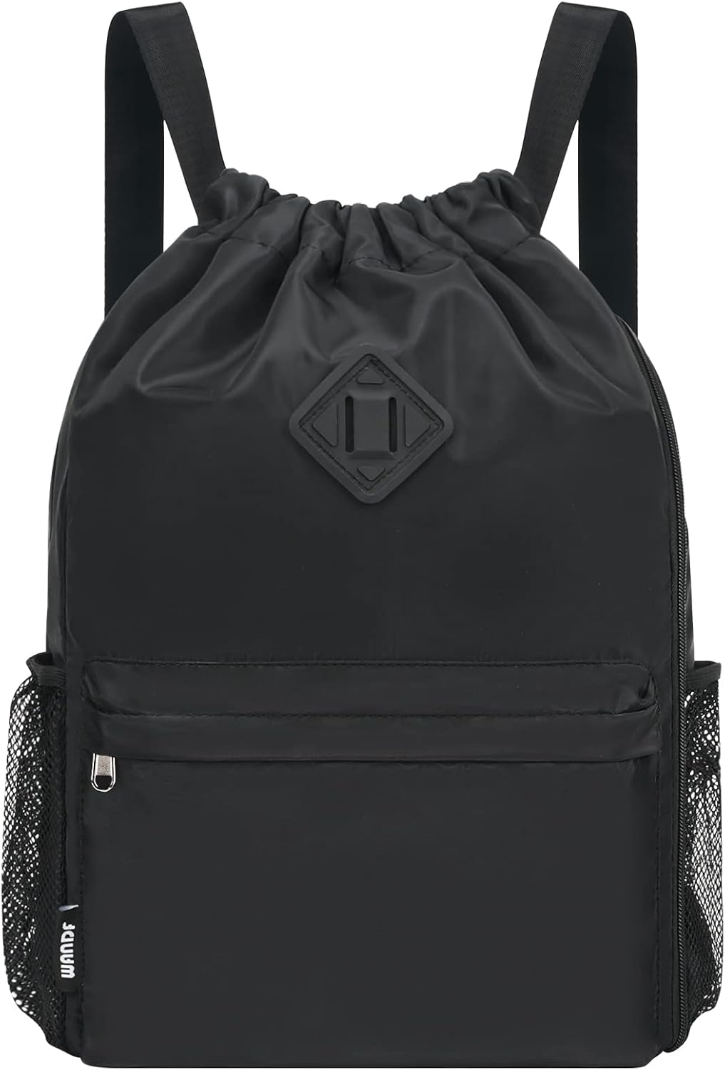 WANDF Drawstring Backpack Sports Gym Bag with Shoes Compartment, Water-Resistant String Backpack Cinch for Women Men (Large,Mint green) - Image 16