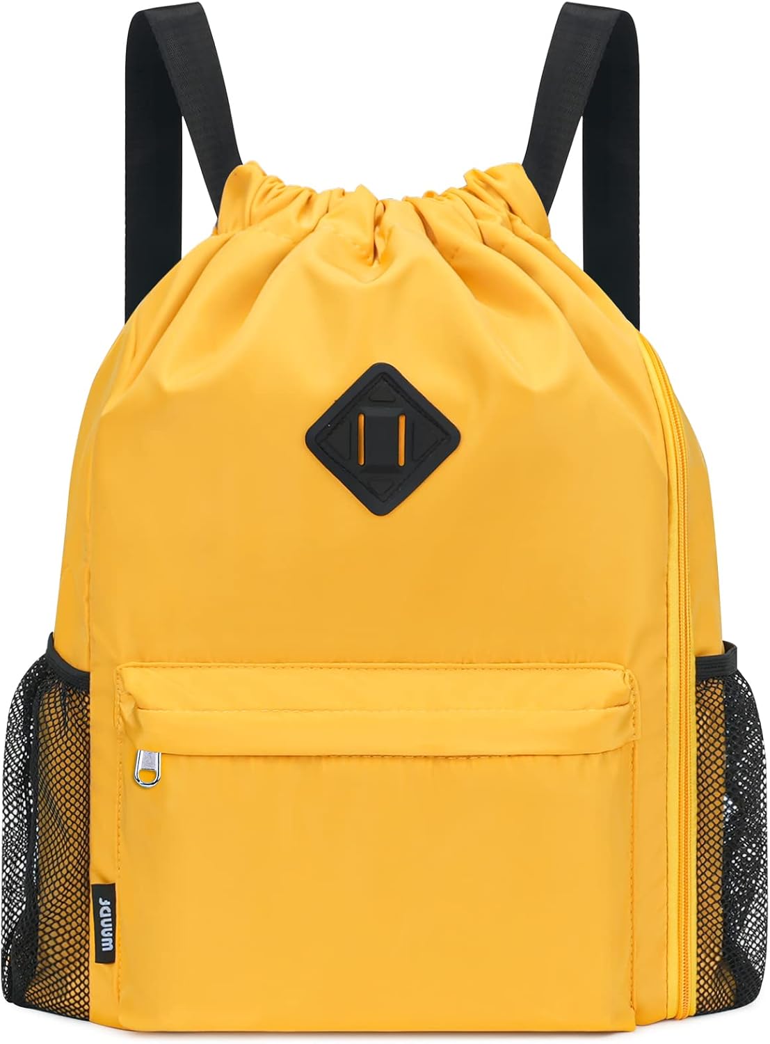 WANDF Drawstring Backpack Sports Gym Bag with Shoes Compartment, Water-Resistant String Backpack Cinch for Women Men (Large,Mint green) - Image 15