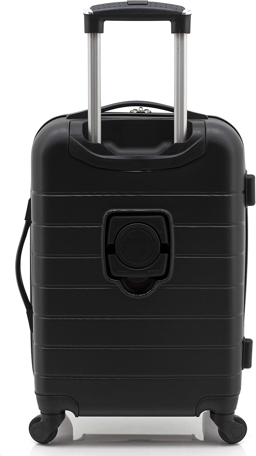 Wrangler 20" Smart Spinner Carry-On Luggage With Usb Charging Port ,Black - Image 3