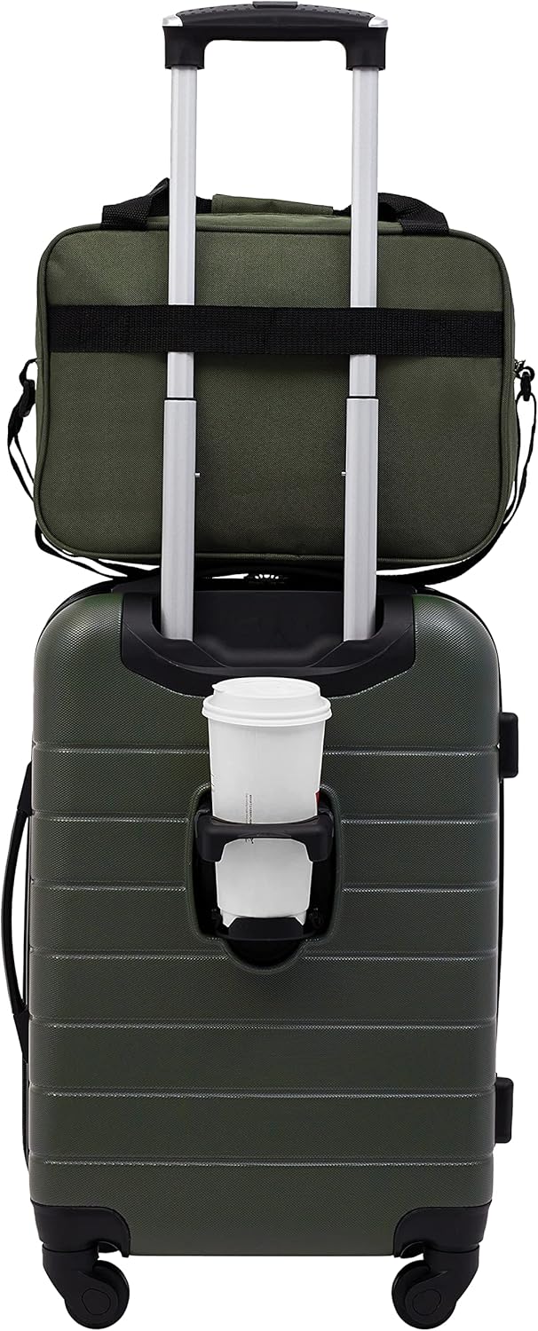 Wrangler 20" Smart Spinner Carry-On Luggage With Usb Charging Port ,Black - Image 16
