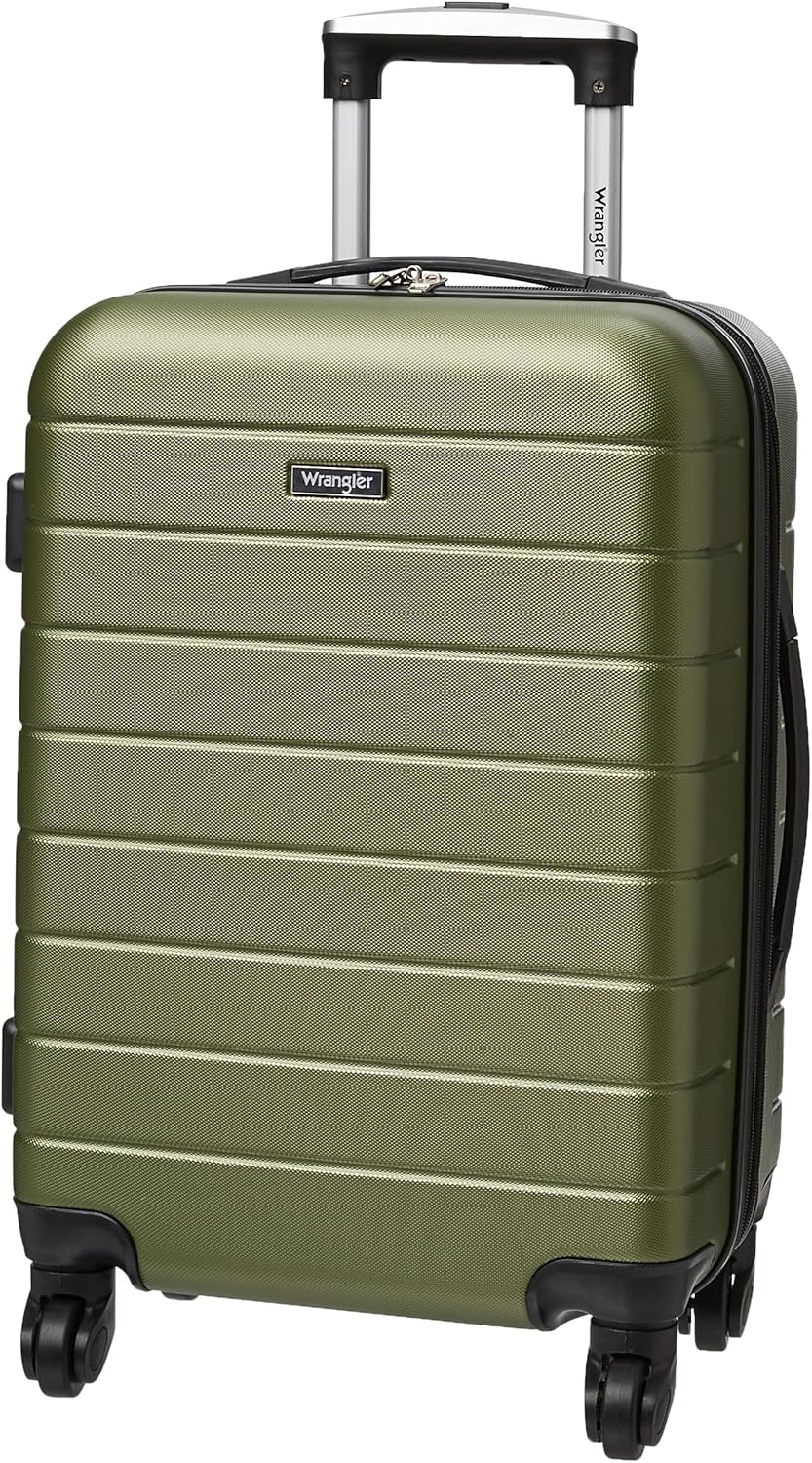 Wrangler 20" Smart Spinner Carry-On Luggage With Usb Charging Port ,Black - Image 12