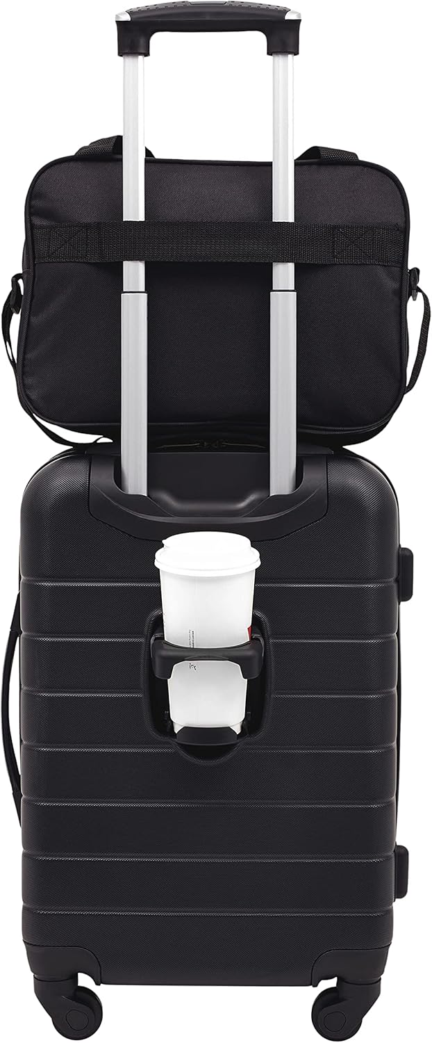Wrangler 20" Smart Spinner Carry-On Luggage With Usb Charging Port ,Black - Image 11