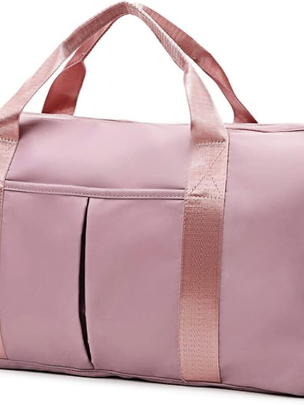 ZGWJ Travel Duffed Tote Bag, Waterproof Fold-able and Expandable Weekender Bag for Swim Sports Gym Bag