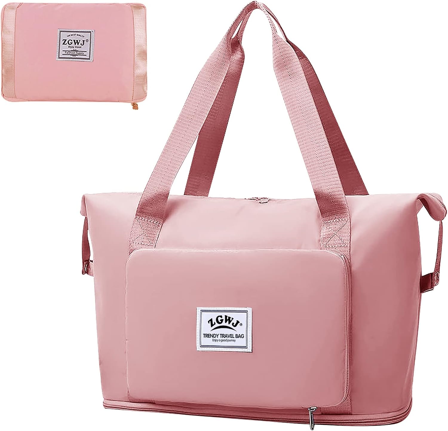 ZGWJ Travel Duffed Tote Bag, Waterproof Fold-able and Expandable Weekender Bag for Swim Sports Gym Bag - Image 25